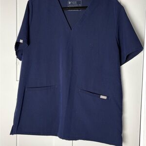 Figs Women’s Navy Blue Catarina One pocket scrub top